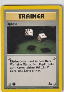 Pokemon Card Trading Fossil No. 60/62 Player First Edition German - Picture 1 of 2