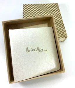 NEU VTG TAP Taprell Loomis ~ Hochzeit unseres Sohnes ~ 5-1/2" x 5-1/2" Ringbuch USA - Bild 1 von 5