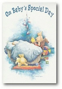 Baby Boy Special Day With Bible Text - Psalm 106:1 - EB8606 - Picture 1 of 1