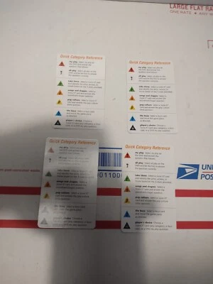 2003 Scene It DVD Game Replacement Pieces - 4 Reference Cards - Image 1 of 2