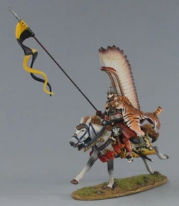 TEAM MINIATURES NAPOLEONIC WAR VEA6006C POLISH WINGED HUSSAR CHARGING WITH LANCE - Picture 1 of 5