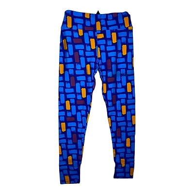 LEGGINGS Lularoe Talla Única OS Azul Multicolor NUEVO (1132) Foto 1 de 4