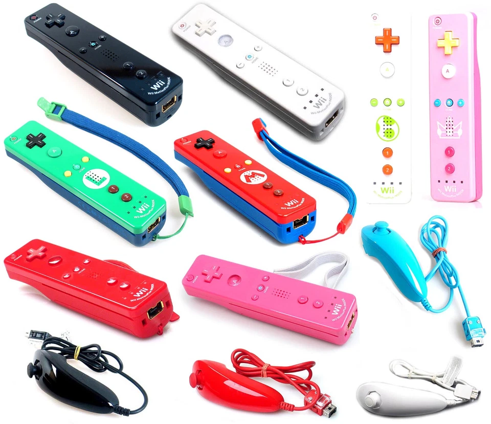 Original Nintendo Wii / U Remote Motion Plus Inside Controller 2 in 1 / NunChuk - Bild 1 von 1