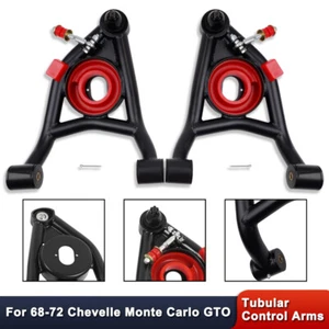 For Chevelle Monte Carlo A Body 1968-1972 Heavy Duty Tubular Lower Control Arms - Picture 1 of 6