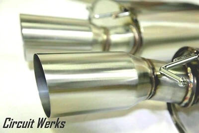 Escape Catback cepillado para BMW 335i E90 E92 Twin Turbo N54 sedán 07-10 Foto 1 de 4