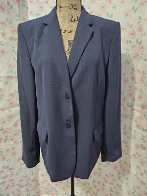 JUDITH HART, BLAZER SUIZO DE LUNARES MANGA LARGA POLI BL AZUL MARINO/BLANCO PARA MUJER TALLA 12 Foto 1 de 4