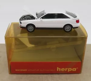 Micro Herpa High Tech Ho 1/87 Audi 90 Quattro Coupe White Pearl #2520 IN Box - Foto 1 di 9