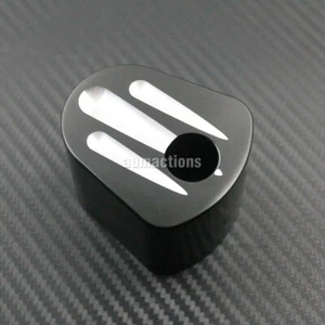 CNC Cut Black Ignition Switch Cover Fit For Harley Touring FLHX FLHT 2007-2013 - Picture 1 of 4