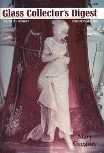 Glass Digest Feb/Mar '91 Mary Gregory Wave Crest Hudnut Perfume Pilchuck Fenton - Picture 1 of 1
