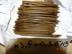 Metric tap M3.5x0.35 USSR (price for 3pcs) - Picture 1 of 6