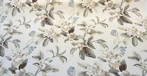Waverly Magnolia Tree Pearl Floral Drapery Upholstery Fabric By the Yard - Picture 1 of 5