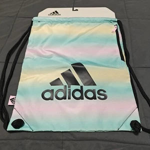 Adidas Ready Sackpack Gradient Flash Aqua Nero - Foto 1 di 3