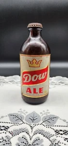 Botella de cerveza vintage Stubby DOW Ale vacía 12 oz - Imagen 1 de 11