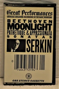 RUDOLF SERKIN  "Plays Beethoven"  1981  Cassette  CBS MYT37219 - Picture 1 of 4