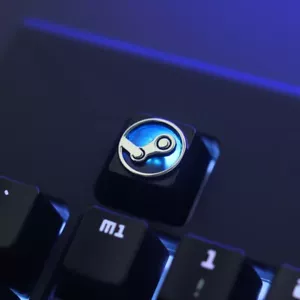 STEAM Custom Zinc Alloy Metal Keycap For Cherry MX Mechanical Keyboard - Picture 1 of 6