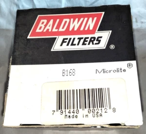 BALDWIN B168 - Oil Filter - Check Listing below - GENUINE PART - Picture 1 of 7