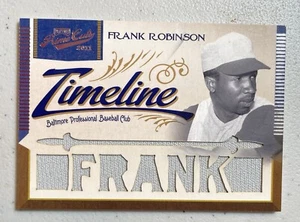 2011 Panini Prime Cuts Frank Robinson Game-Used Jersey Card #d 08/25 HOF - Picture 1 of 2