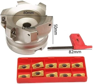 1 unidades BAP400R 80-27-6TI fresa indexable + apmt1604pder metal duro - Imagen 1 de 3