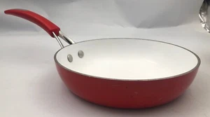 Silverstone Red 9" Nonstick Skillet Ceramic CXi Frying Pan - Picture 1 of 9