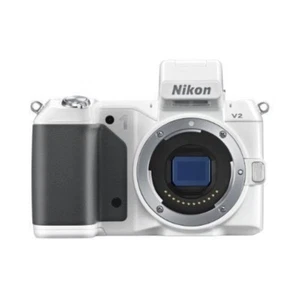 USED Nikon 1 V2 14.2 MP HD Digital Body White Excellent FREE SHIPPING - Picture 1 of 1