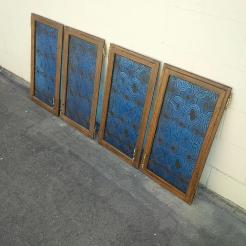 Mid Century Vintage Ocean Blue Cabinet Doors Cambria CA near Hearst Castle S&H$$ Cover