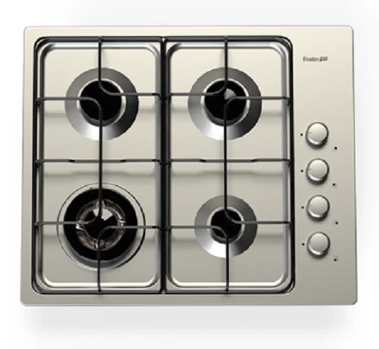 Foster 7053001 Piano Cottura Professionale, INOX 4F Argento Spazzolato, 59x50... - Immagine 1 di 1