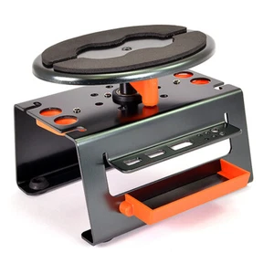 Fastrax Deluxe Aluminium Rotating 1/10 1/8 RC Car Maintenance Stand - Grey - Picture 1 of 7
