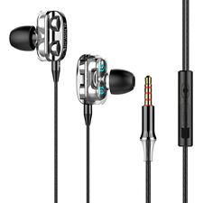 A4 In-Ear Headphone 3.5mm Plug Ergonomic Wired Music Earphones with Mic Earbuds