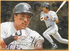 VINNY CASTILLA COLORADO ROCKIES #128 - FLAIR NM-MT 1995