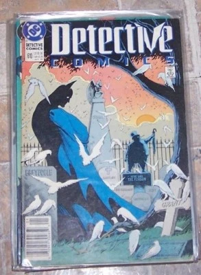 DETECTIVE COMICS  # 610 1990 dc comics BATMAN   penguin ROBIN  newstand var - Image 1 of 2
