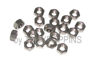 20-SS 5/16"-18 HEX NUTS COARSE THREAD 18-8 STAINLESS STEEL FASTENERS HARDWARE - Picture 1 of 1