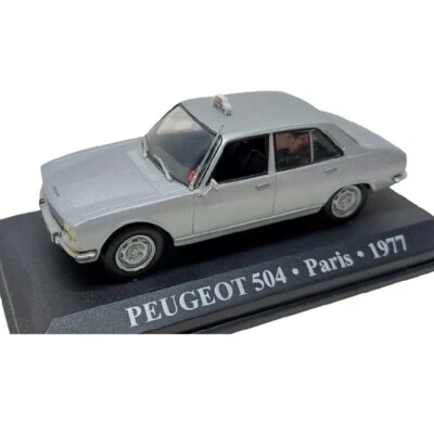 Peugeot 504 Taxi Paris 1977 Ixo Altaya 1:43 Atlas Voiture miniature - Photo 1/2