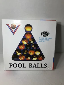 Bolas de billar Wu Yi Xin Kang (16 bolas) de 2 1/4" pulgadas - Imagen 1 de 2