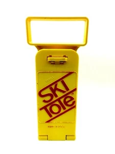 VINTAGE Covell SKI TOTE Carrying Handle for Skis & Poles Yellow MADE IN THE USA - Picture 1 of 7