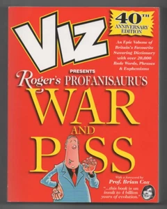 Roger's Profanisaurus: War and Piss - Viz 40th Anniversary Paperback Book - Picture 1 of 2