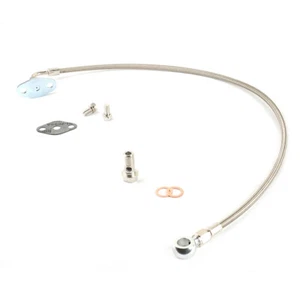 Big Hole Oil Feed Line For MAZDA RX-7 FD3S Volvo 700 740 Garrett T3 T4 T04 TB03 - Picture 1 of 6