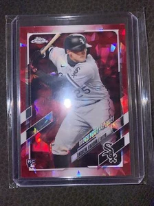 2021 ANDREW VAUGHN TOPPS CHROME UPDATE SAPPHIRE Red 1/5 RC DEBUT ROOKIE #US140 - Picture 1 of 3