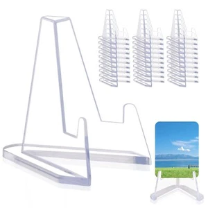 30 Packs Card Display Stand, Sturdy and Stable Premium Acrylic Sports - Picture 1 of 6
