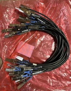 Lot of 22 - Dell W508F 28" External SAS SFF-8088 to SFF-8088 Cable for DAS JBOD - Picture 1 of 2