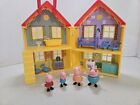 Peppa Pig's Fold-n-Carry House Playset w/ 4 Figures & Furniture Accessories