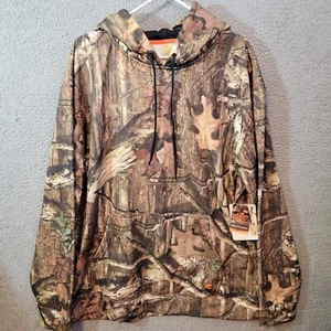 Mossy Oak Hoodie Pullover Men's XXL Performance Hunting Camouflage Fleece Lined - Picture 1 of 10