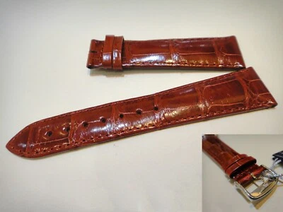 Correa de cuero genuino Longines 19 mm x 16 mm DolceVita L5 al alza cocodrilo Foto 1 de 4