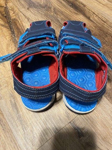 Sandali blu Timberland da ragazzo taglia 2 senza scatola (Z13)