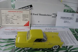 DANBURY MINT 1955 Ford Thunderbird Convertible Diecast 1/24 Limited Edition READ - Picture 1 of 11