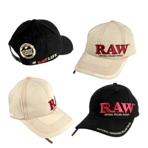 Sombrero de béisbol RAW con herramienta de póquer de madera negro color beige gorra rodante Reino Unido - Imagen 1 de 6