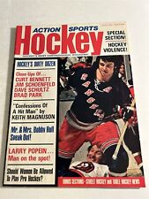 1973 Hockey NEW YORK Rangers BRAD PARK Bobby HULL Should Women Be Allowed in NHL