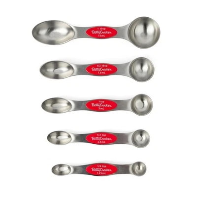 Betty Crocker Measuring Spoon Set, 5 Piece, Red - Image 1 of 4
