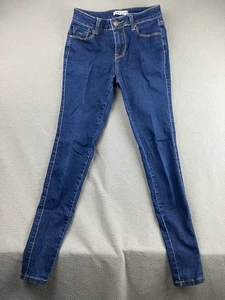Encore Damen blau Skinny Jeans Größe 5 Mid Rise Stretch Denim klassische Passform - Bild 1 von 8