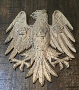 Vintage Barclays Bank Brass Eagle Wall Plaque – Authentic Heraldic Emblem - Picture 1 of 5