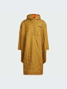 Adidas Terrex Xploric PrimaLoft Insulated Hooded Poncho Mens Size M IY8782 NWT - Picture 1 of 5